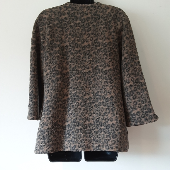 Exclusive Clements Ribeiro Portobello Leopard Print Pea Coat - Picture 2 of 6